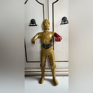 Star Wars The Force Awakens C-3PO Red Arm Action Figure 18” 2015 Jakks Pacific